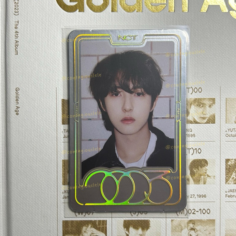 pc renjun special yearbook card syb nct 2023 golden age