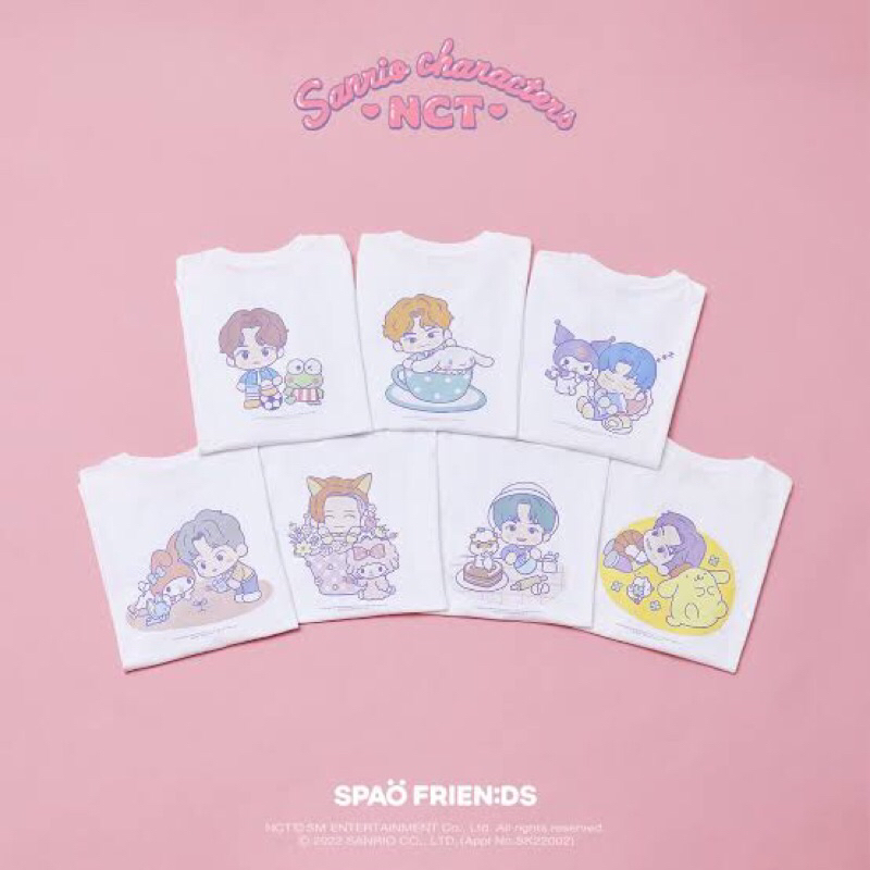 READY STOCK NCT X SANRIO GRAPHIC TSHIRT