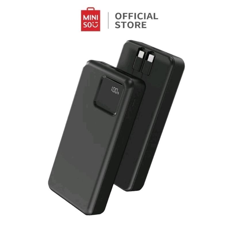 MINISO - Powerbank 20000 mAh with Cable Charger