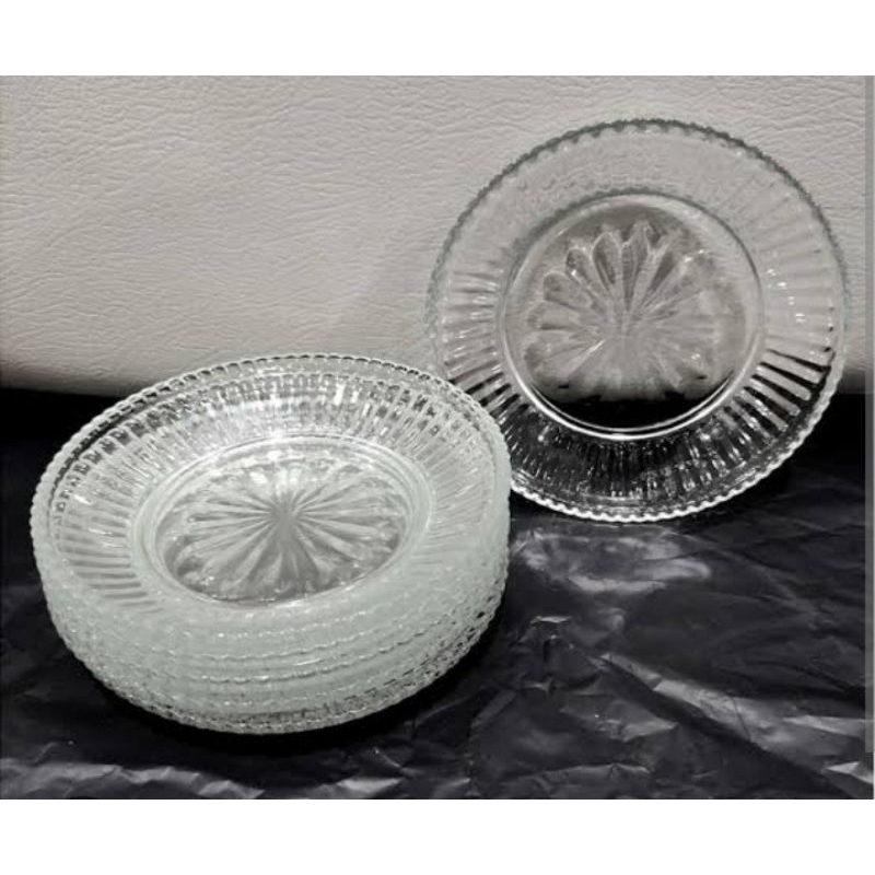 Lepek Kaca Mini Saucer TPH-4.5S (Isi 6pcs) Diameter 12cm Tinggi 2cm