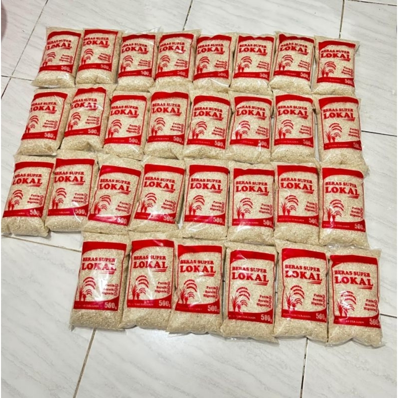 

PAKET USAHA BERAS PUNEL KEMASAN 500 gram (isi 30 pack)