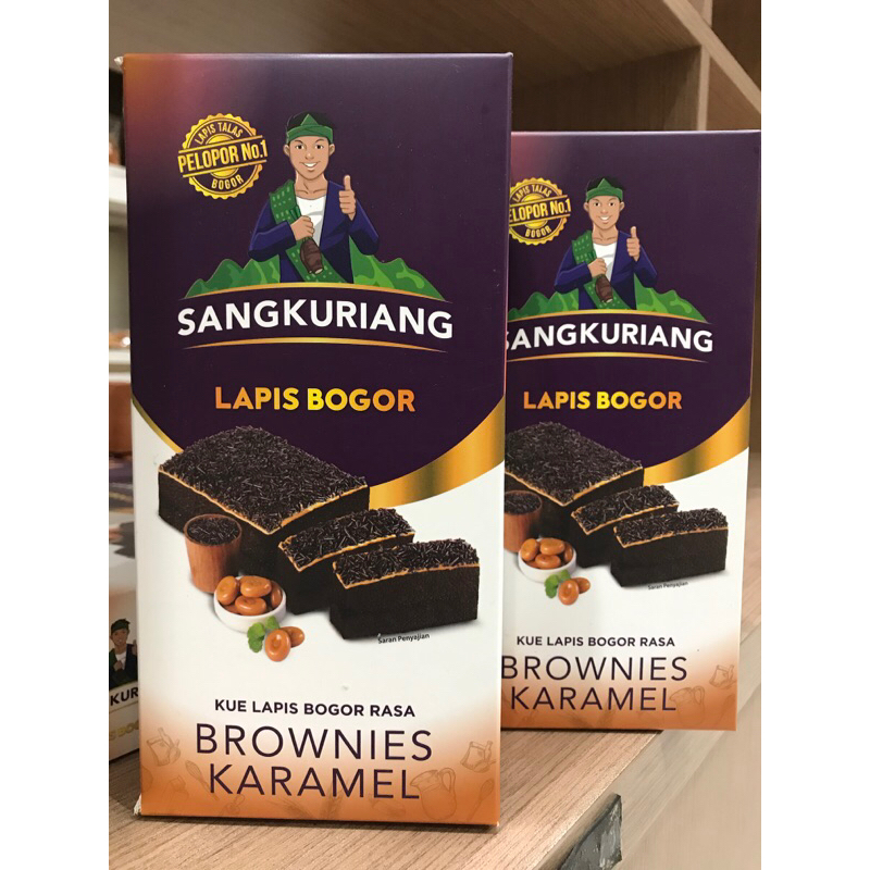 

Sangkuriang Kue Lapis Bogor Rasa Cokelat BROWNIES Karamel