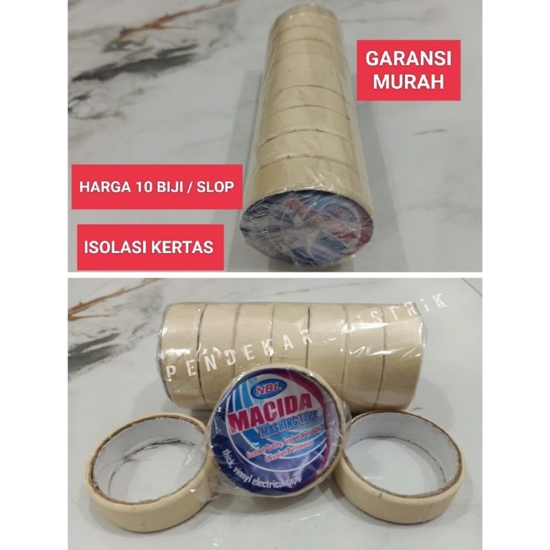 

( HARGA 10BIJI / 1 SLOP ) ISOLASI KERTAS HACHIDA