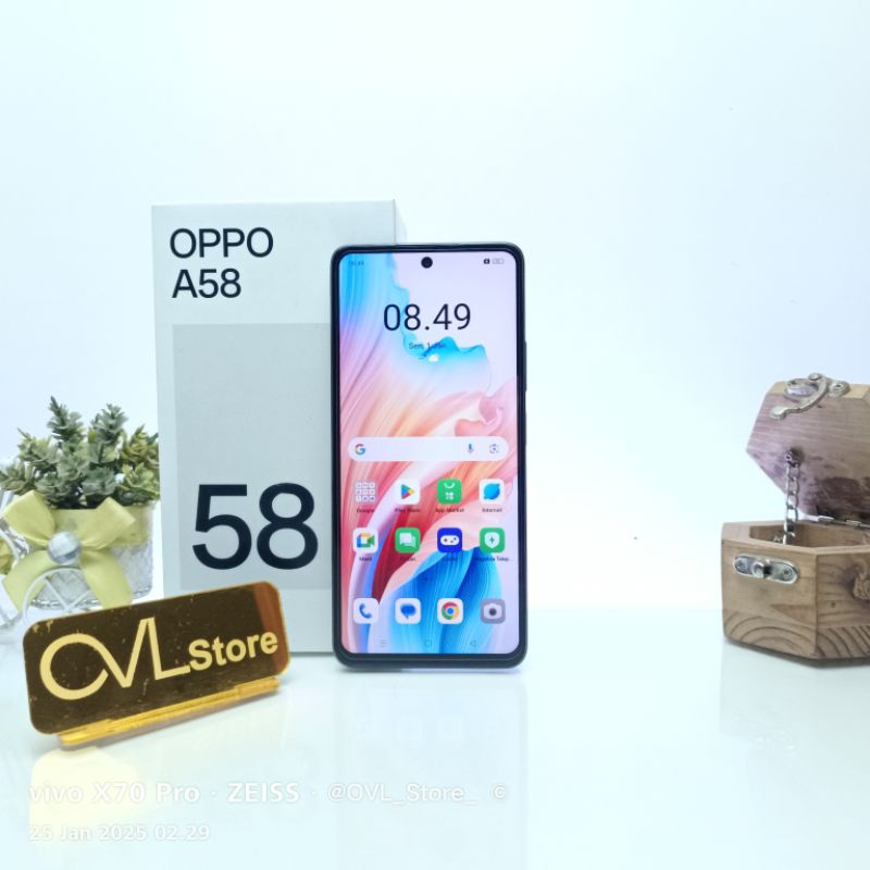 HP Second Murah Oppo A58 RAM 6/128 GB Original