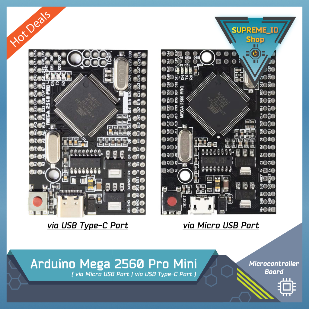 Arduino Mega ATmega2560 R3 Pro Mini ATmega2560-16AU USB CH340G ATmega