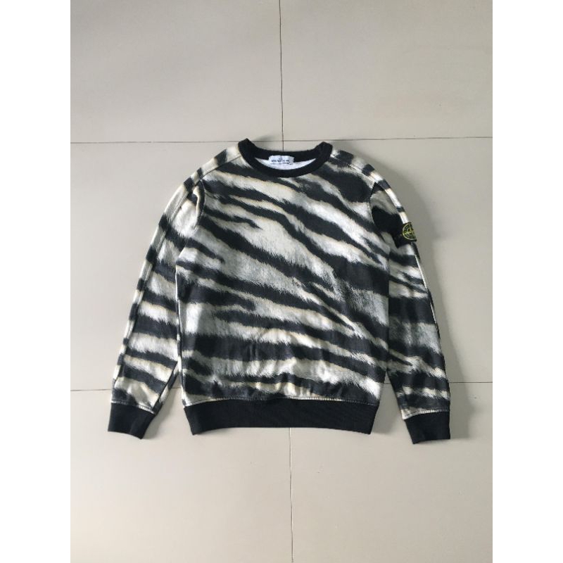 STONE ISLAND Crewneck Camo tiger