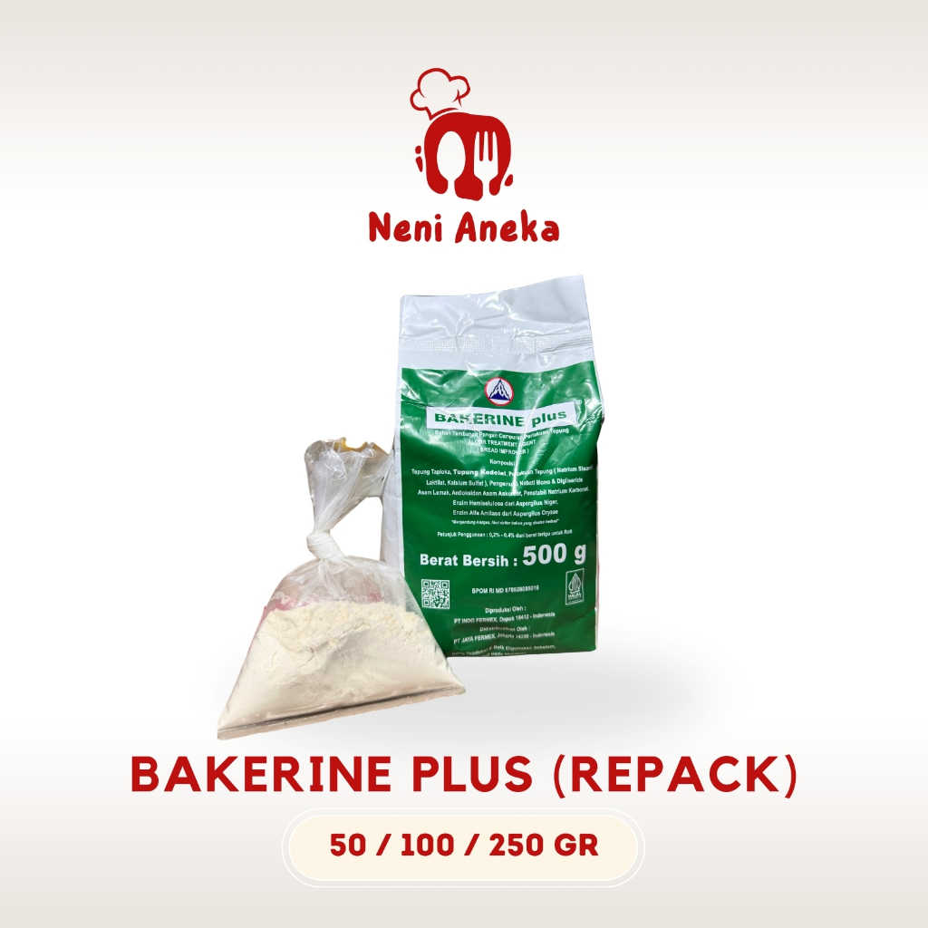 

Bakerine Plus - 50 / 100 / 250gr / Bakrin Plus / Pelembut Kue