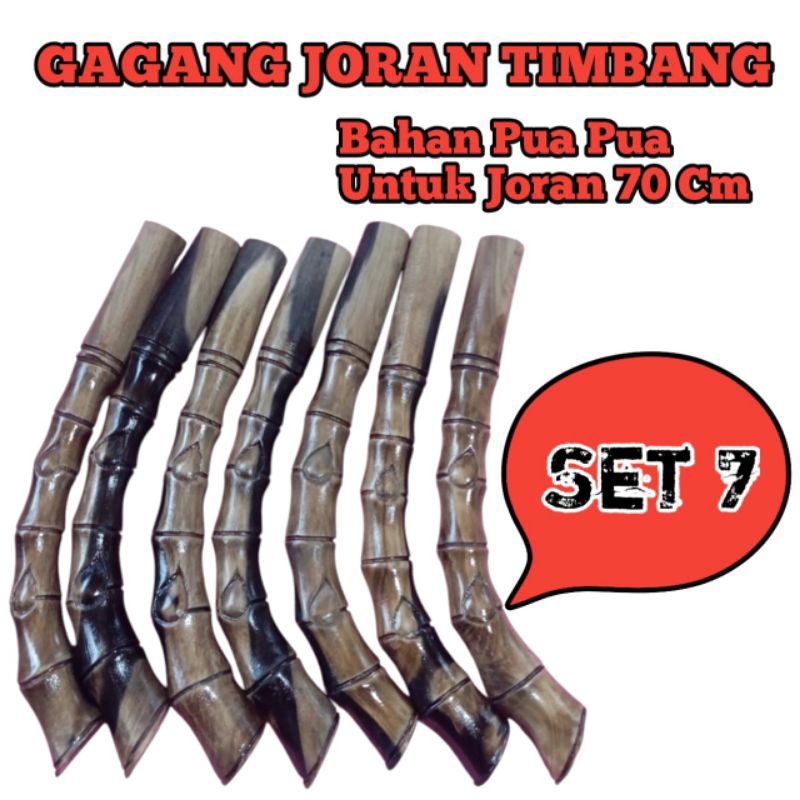 Pahul joran timbang mini 70cm ,set 7 cod harga satuan ya