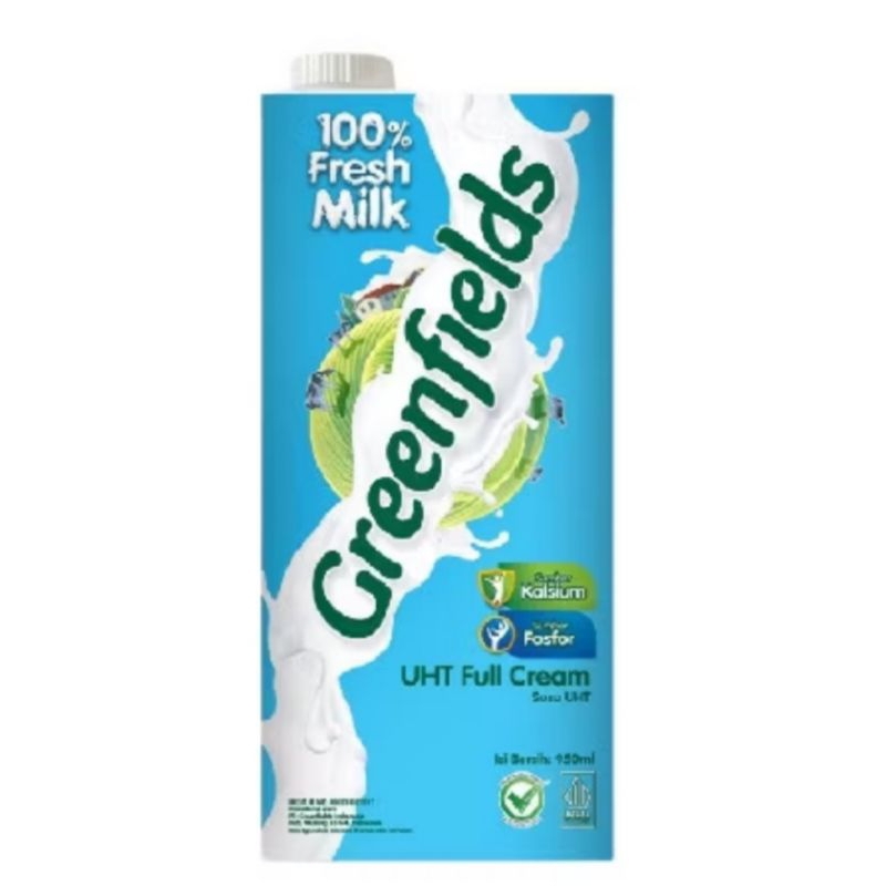 

SUSU UHT FULL CREAM GREENFIELDS 950 ML