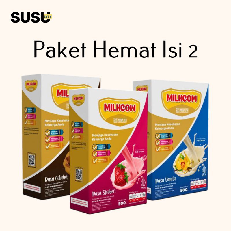 

Milkcow Isi 2 pcs Paket Hemat Penambah Berat Badan Ampuh