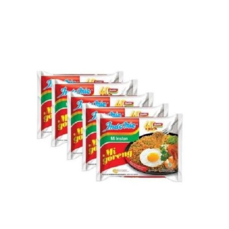 

Indomie Mi Goreng 85 gram (paket bundel 5 pcs)