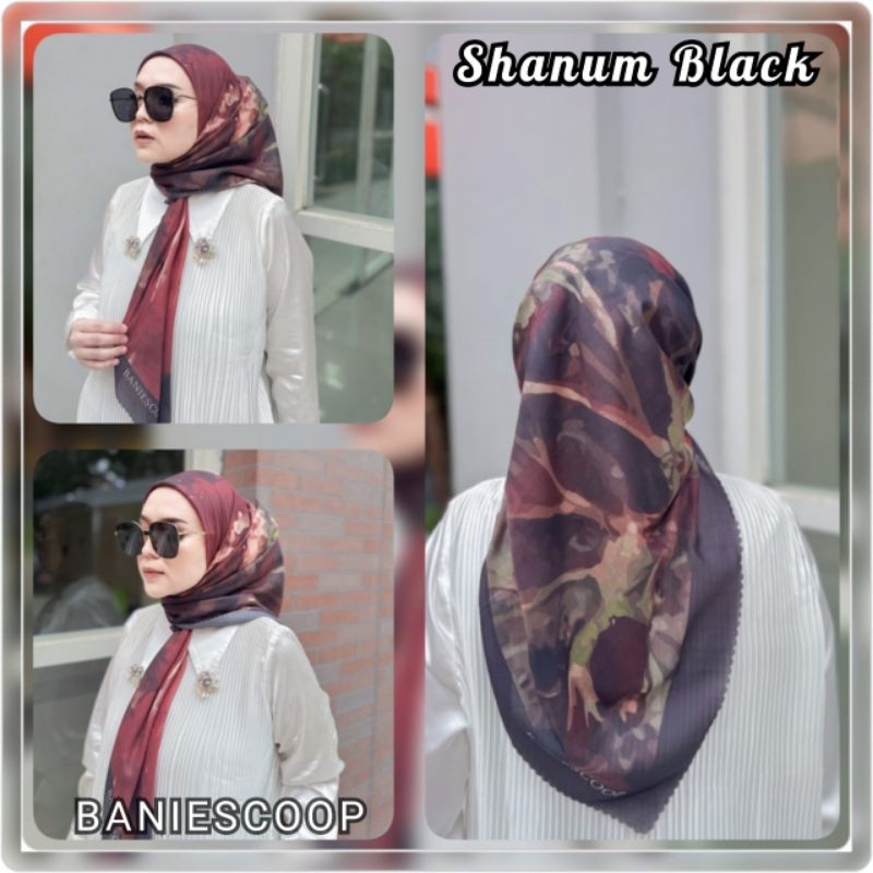 Hijab Motif Segiempat Baniescoop Shanum Series