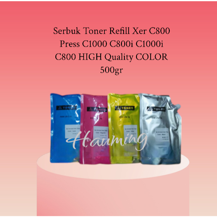 Serbuk Toner Refill Xer C800 Press C1000 C800i C1000i C800 HIGH Quality COLOR 500gr