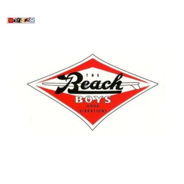 

sticker band The Beach Boys logo diecut stiker