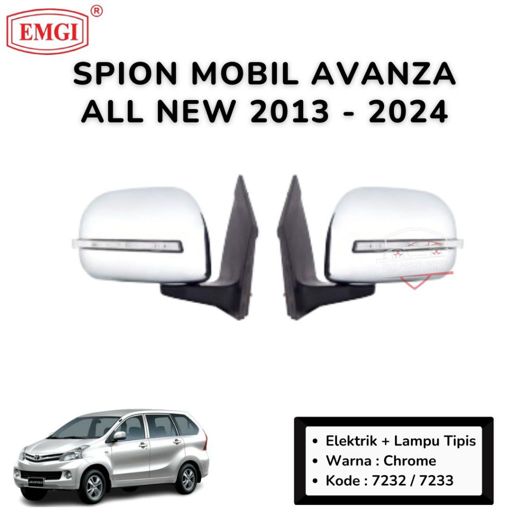 EMGI - SPION MOBIL AVANZA ALL NEW 2013 - 2024 - ELEKTRIK + LAMPU TIPIS