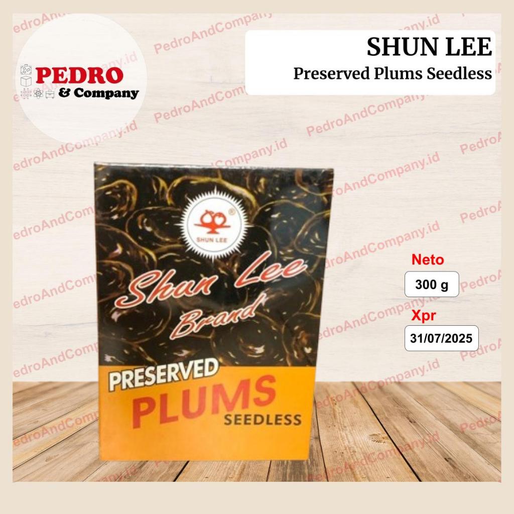 

Shun Lee - Preserved plum seedless/ buah plum 300 gr