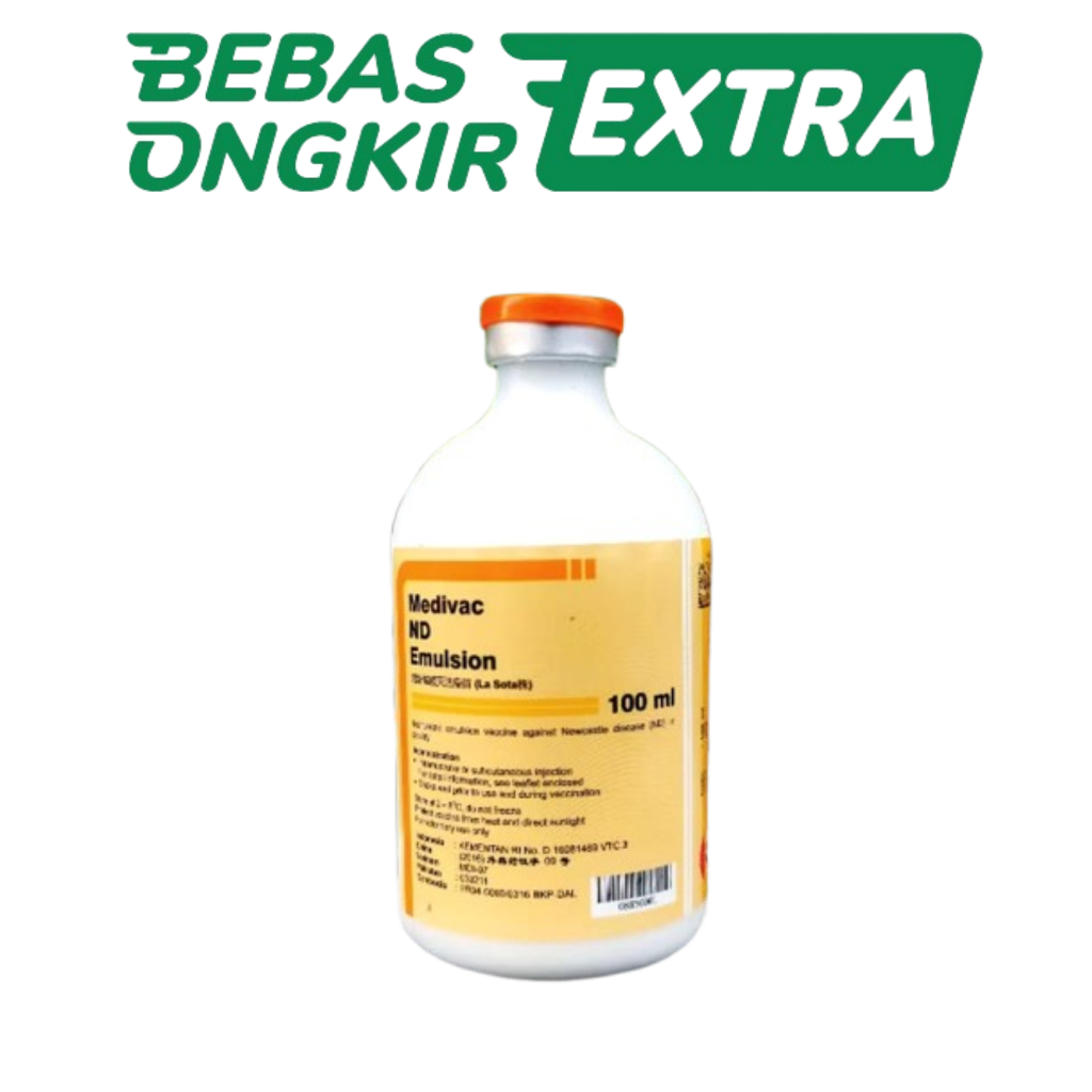 VAKSIN MEDIVAC ND EMULSION 100ml Vaksin Ayam
