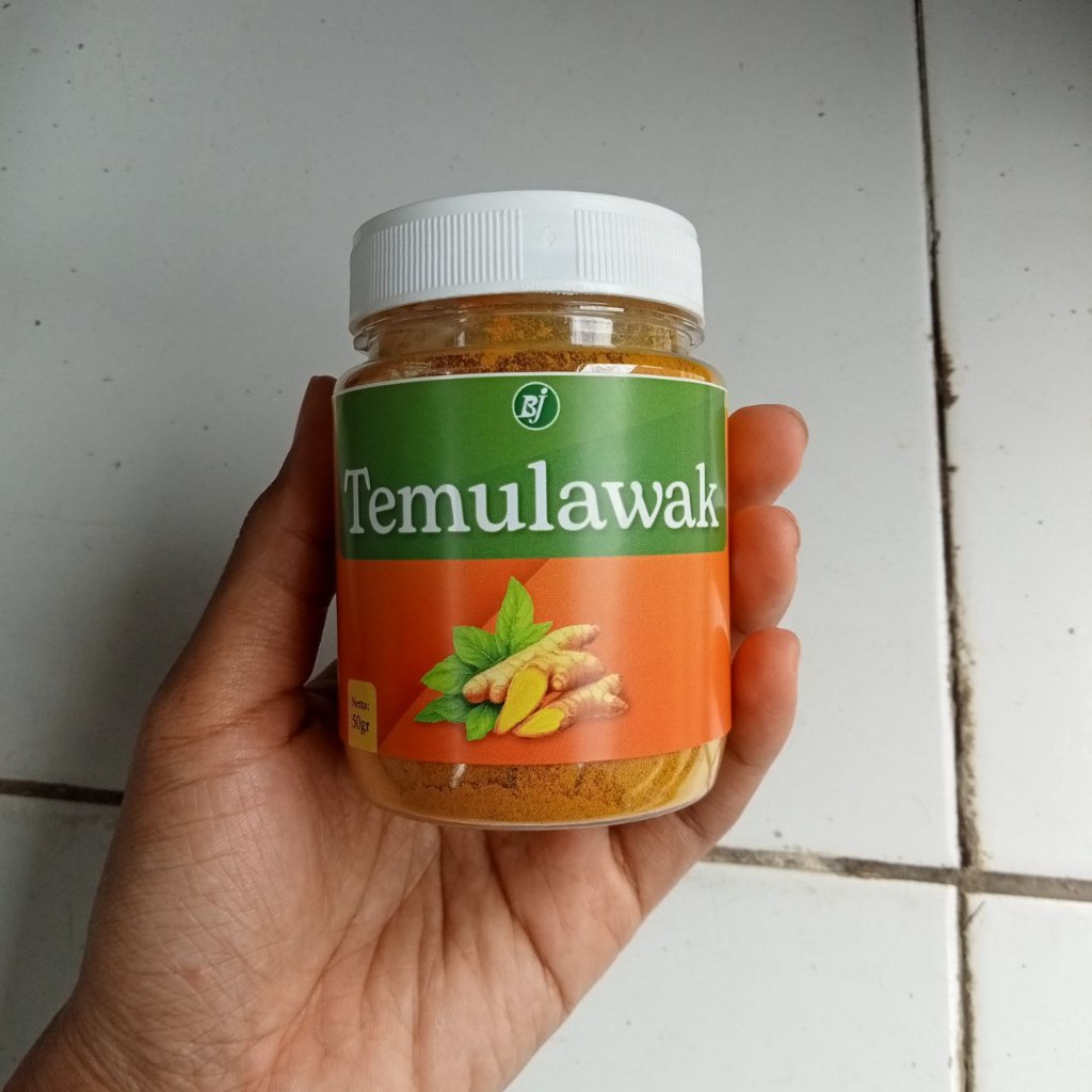 

Temulawak Serbuk Bubuk Curah Premium 50 g/Temu Lawak Serbuk Organik 100% Asli