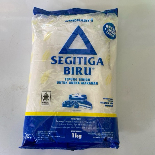 

tepung terigu segitiga biru 1 kg