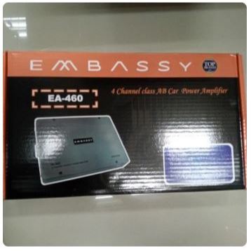 POWER 4 CHANNEL EMBASSY EA460 BASS BOOSTER/EMBASSY EA460 BASS BOOSTER 4 CHANNEL 10000 WATT