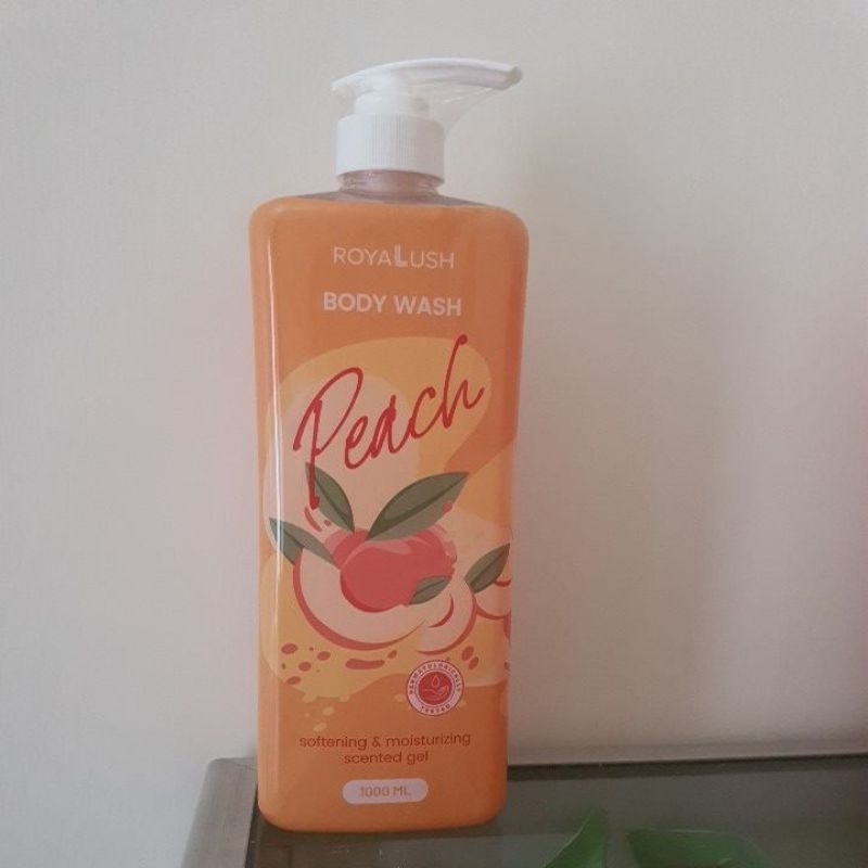 Watson Royalush Body Wash 1000ml Peach