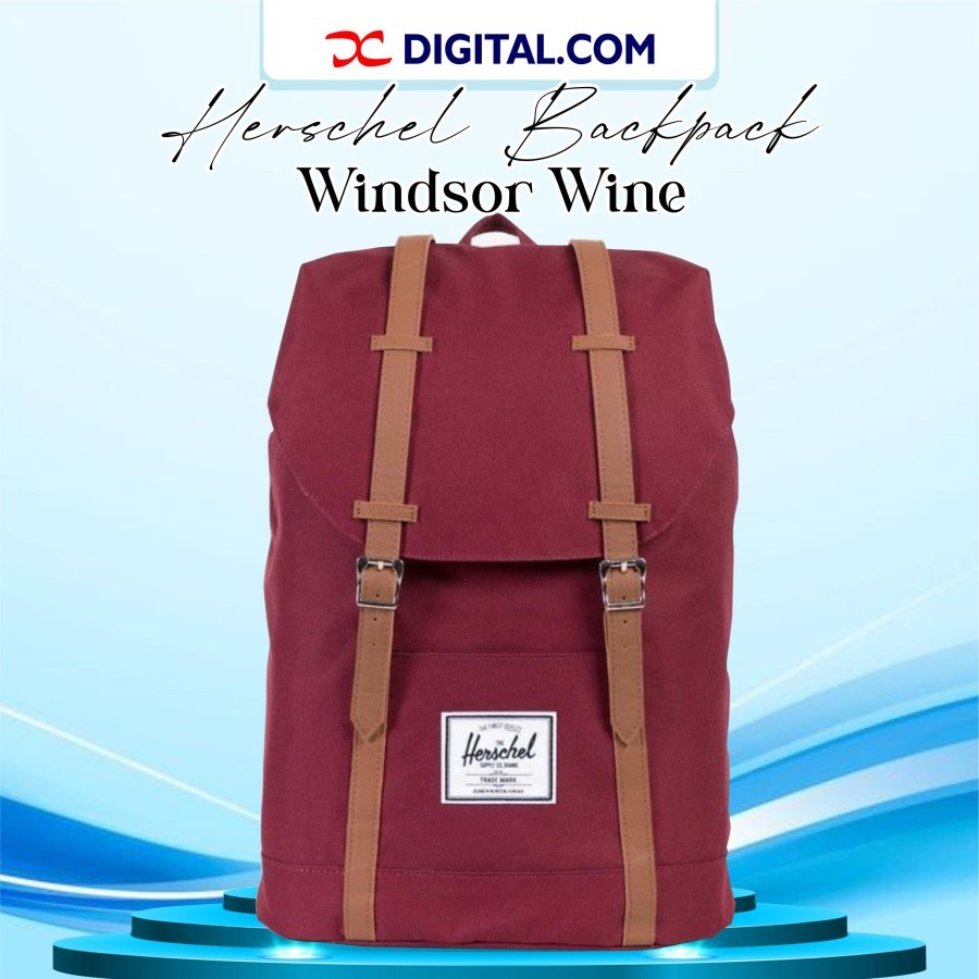Herschel Retreat Backpack - Windsor Wine Original BNWT