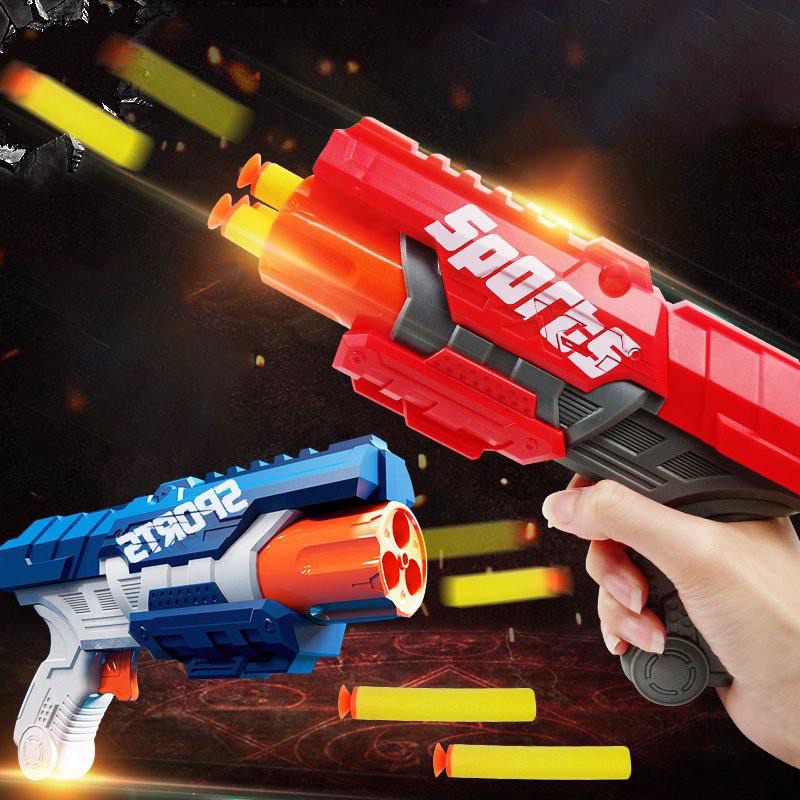 SERBA SERBI- Soft Bullet Gun Pistol Mainan Anak Mainan Nerf Gun Mainan Airsoft Mainan Tembakan Snipe