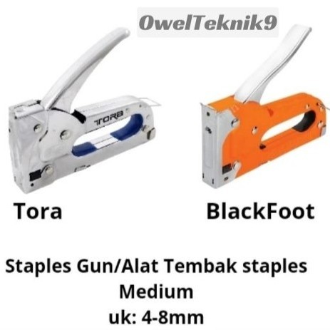 

OwelTeknik9 - Staples Gun Medium 4-8mm TORA,BLACKFOOT/Staples Tembak Medium 4-8mm TORA,BLACKFOOT 100% ORIGINAL