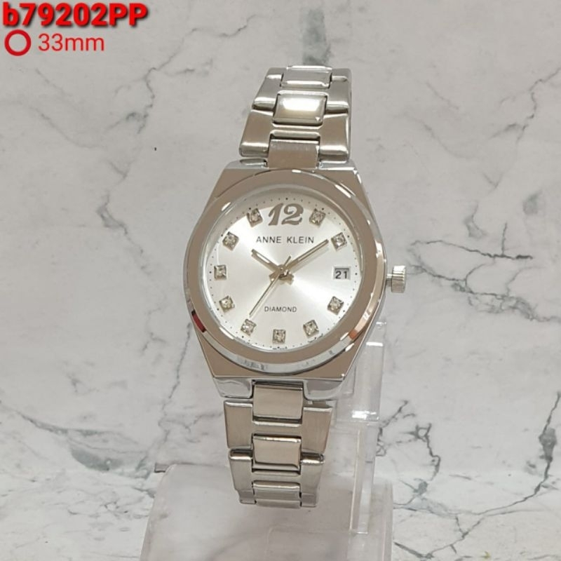 Jam Tangan Wanita Anne Klein Rantai Besi