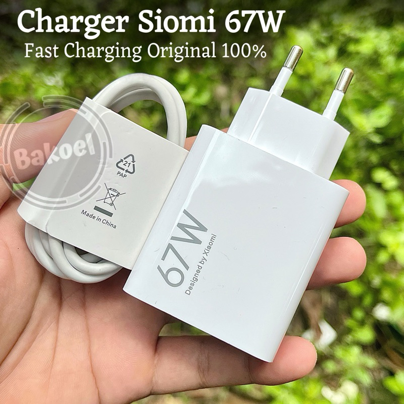 Charger Xiaomi 67W Poco F4,F5,X4, Redmi 13t TEXT BESAR Asli Original 100% Copotan Hp