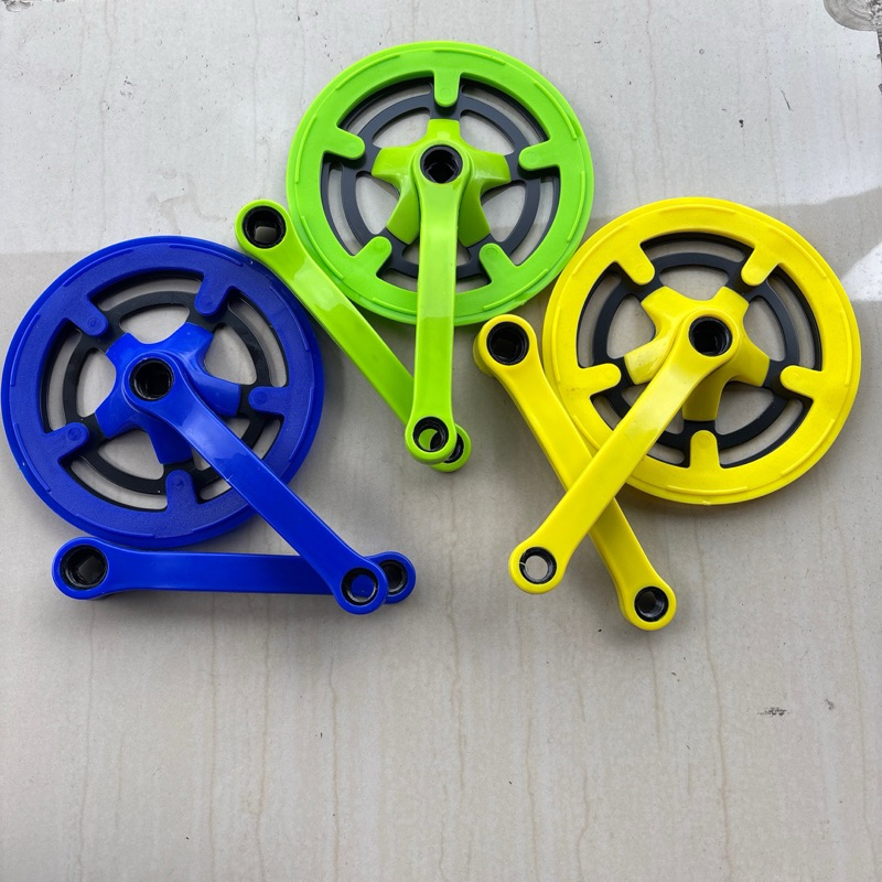 single crank  gir depan engkol 44t sepeda lipat minion fixie