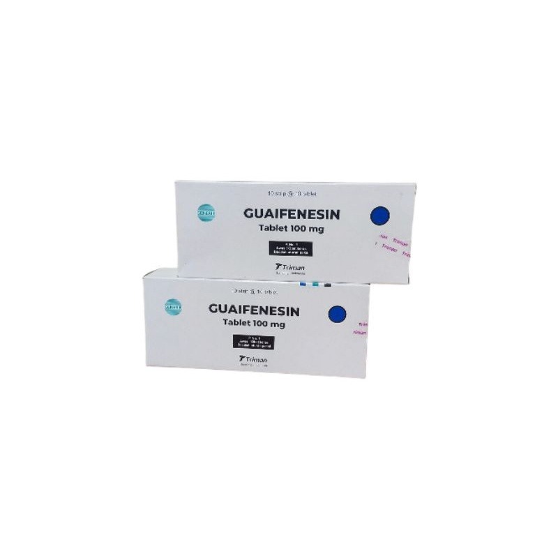GUAIFENESIN gg PER STRIP ISI 10 TABLET