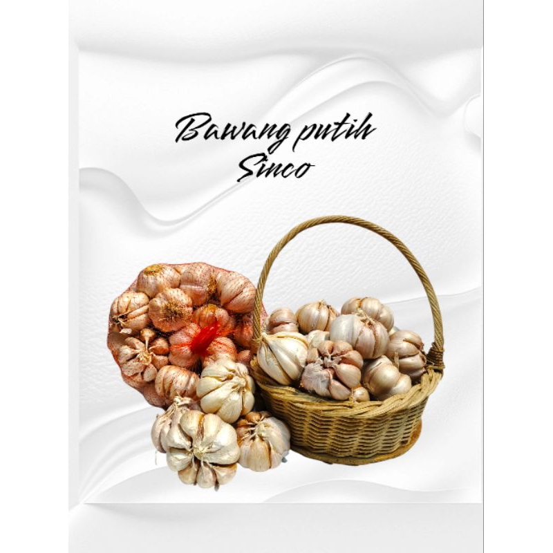 

Bawang Putih Bersih Sinco Kemasan 100gr, 250g,500g,1kg