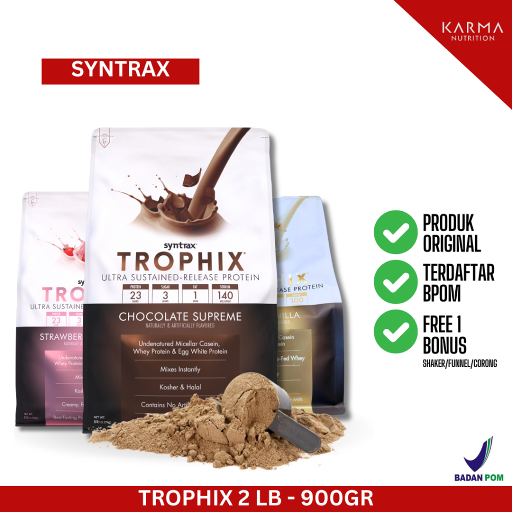 SYNTRAX TROPHIX PROTEIN BLEND 2 LBS 900 GR(MILK CHOCOLATE)