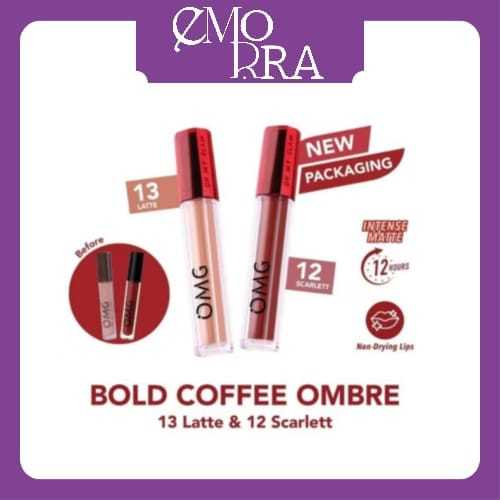 [BEST SELLER] OMG OH MY GLAM MatteLast Lip Cream Bold Coffe Ombre - 12&13 (Lip Cream Ombre)