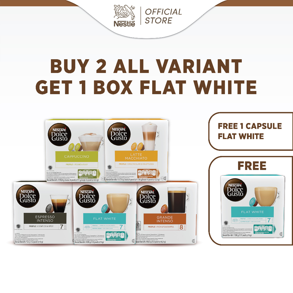 

[BUY 2 GET 1] All variant 2 Box + Free 1 Box Flat White