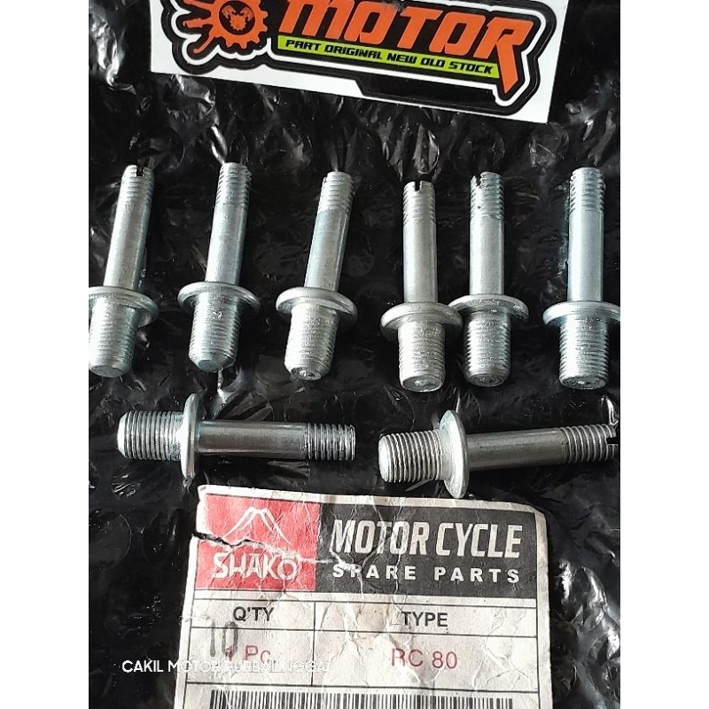 baut stelan kopling RC80 RC100 tornado crystal bravo baut mur setelan kopling