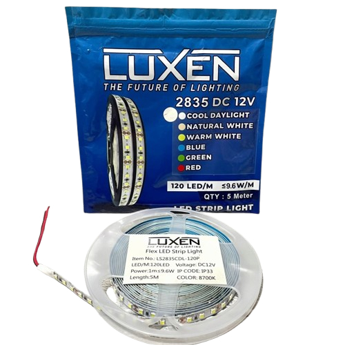 LAMPU LED STRIP 5050 DC 12V LUXEN / LED STRIP LUXEN 5050 5 Meter