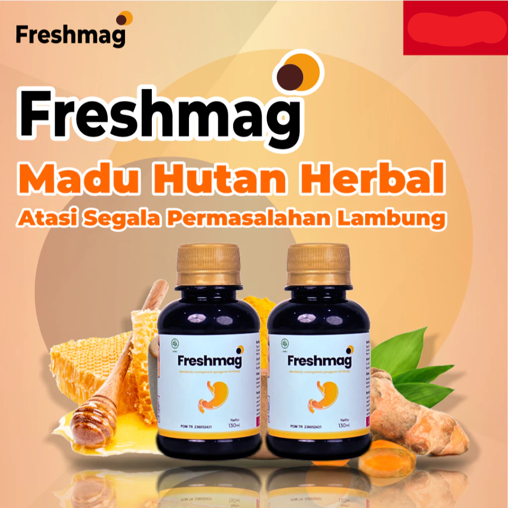 

FRESHMAG 130 ml - Madu Herbal Atasi Masalah Mual Dan Muntah