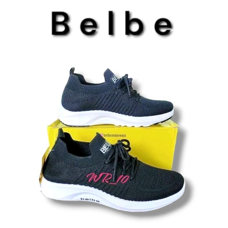 BELBE OFFICIAL-Sepatu Sekolah Rajut SLip On 37-40 Belbe Original