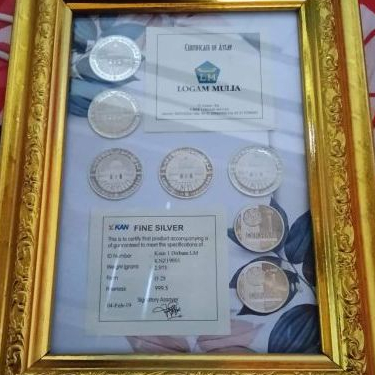 Koin Perak 1 Dirham Antam not Wakala IMN Silver Coin Rare Logam Mulia