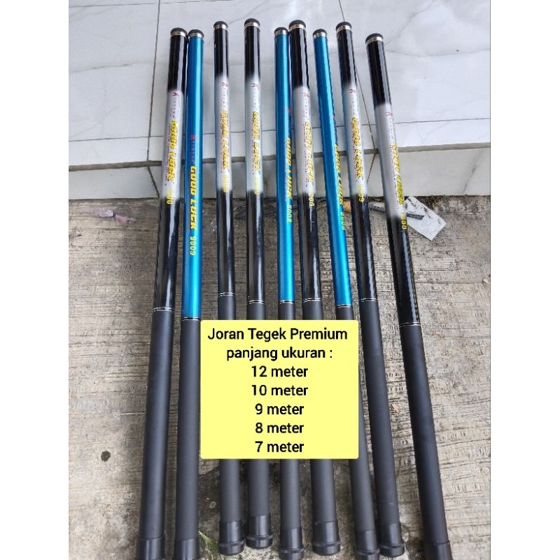 Joran Tegek 8 meter Ruas Panjang 1 meter, Joran Tegek Pancing Bendera Sholawat/Kampanye/Partai/Bola