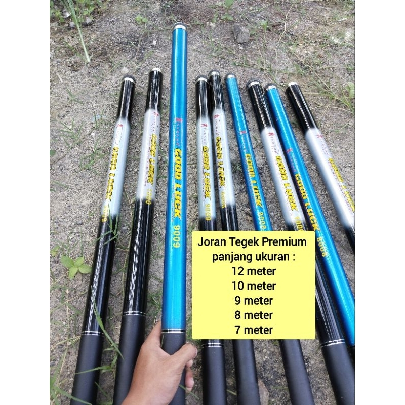 Joran Tegek 9 meter Ruas Panjang 1 meter, Joran Tegek Pancing Bendera Sholawat/Kampanye/Partai/Bola