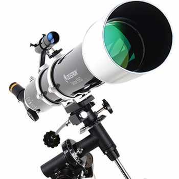 Telescope Teropong Bintang Astronomical Telescope Teropong Bintang - Deluxe 90EQ - Silver