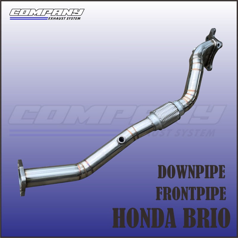 KNALPOT MOBIL DOWNPIPE FRONTPIPE HONDA BRIO ORIGINAL COMPANY_EXHAUST