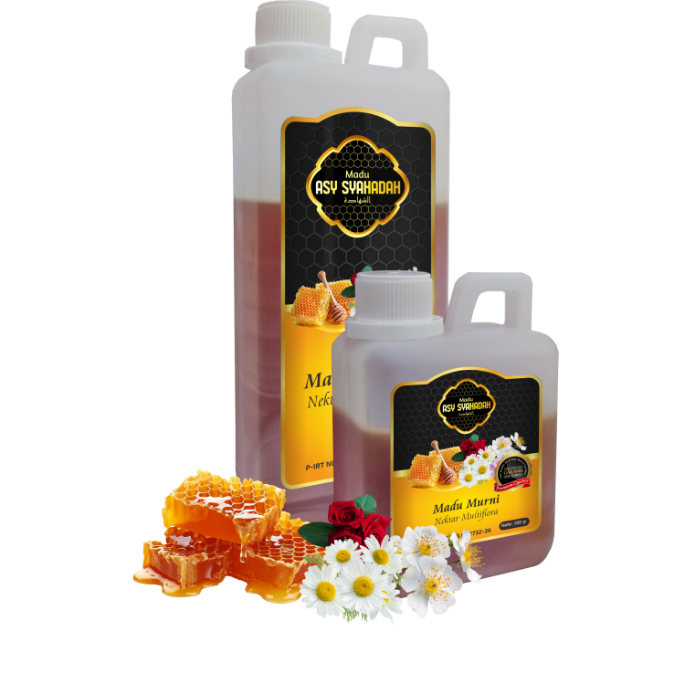 

Madu Asy Syahadah 100% Murni Full Nektar 500g Dan 1kg Randu Multiflora Rambutan Kaliandra