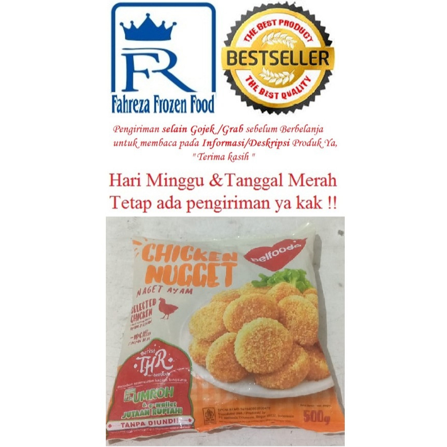 

Belfoods Chicken Nugget 500 Gram Harga Promo