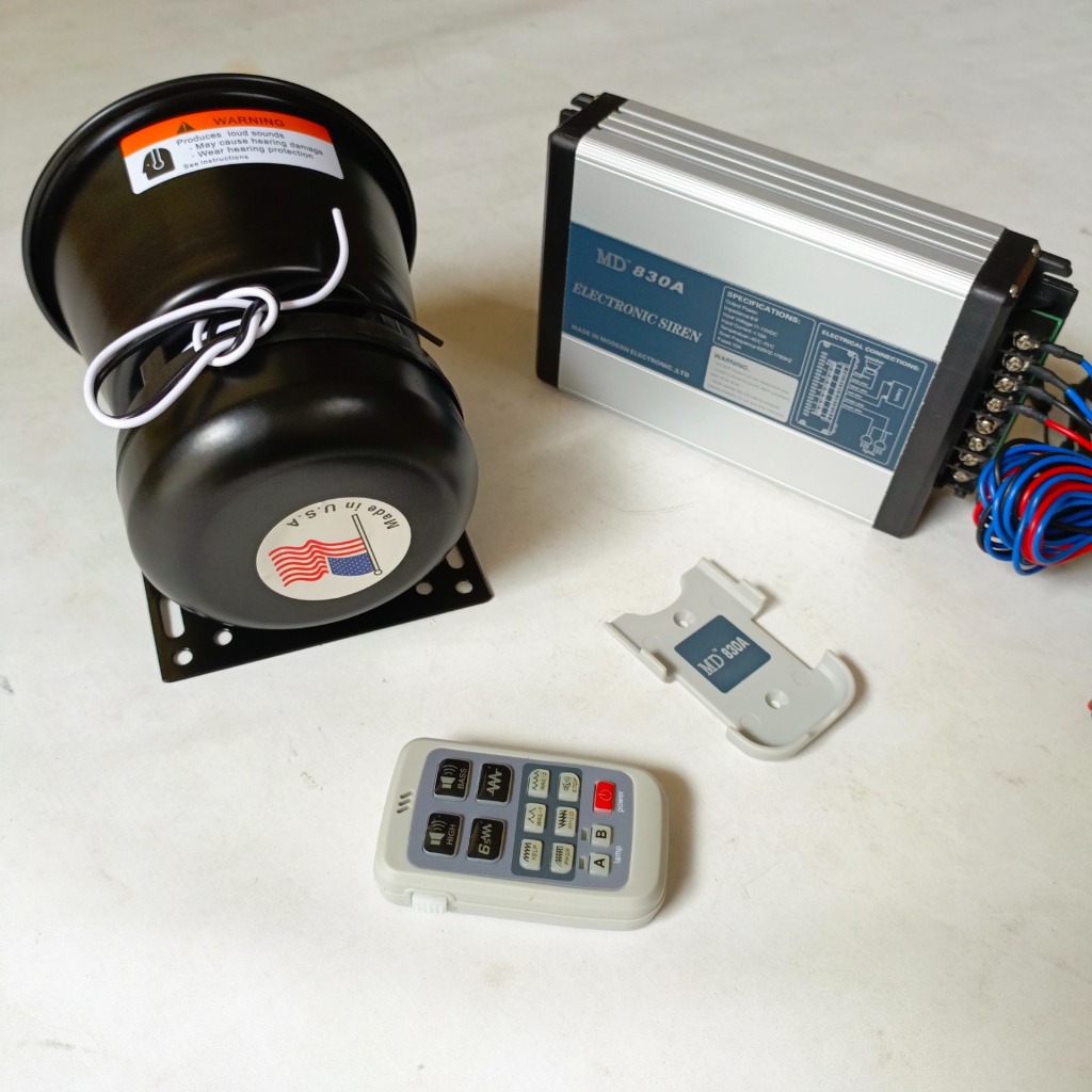 modul werles 200watt tipe MD830 include toa bulat corong 200watt untuk pengawalan ambulance