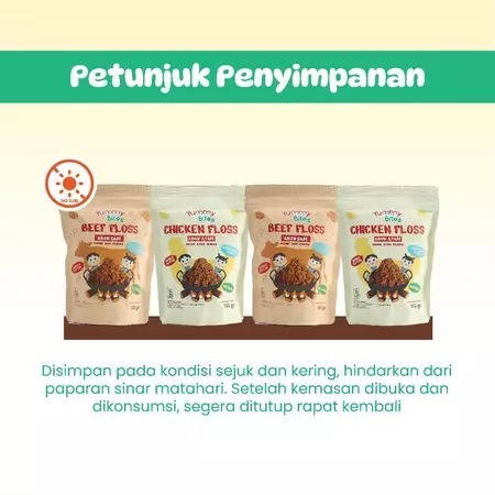 

ADR Yummy Bites Abon Mpasi & Anak 100 GR Abon Ayam Abon Sapi Booster - NO MSG