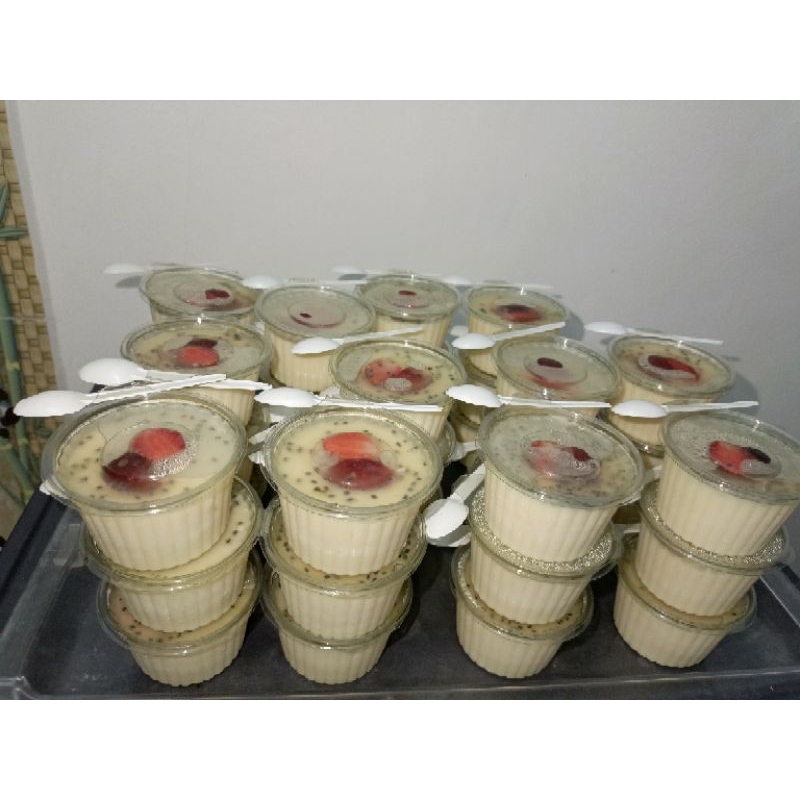

puding buah segar